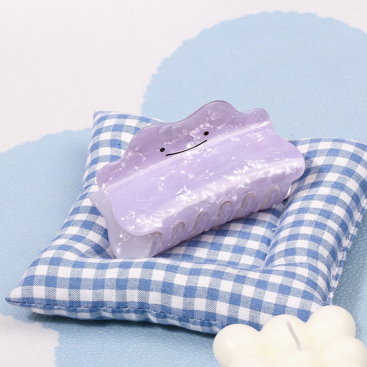 Tech Hair Accessories - Pokémon Ditto Saç Tokası Mor Sevimli