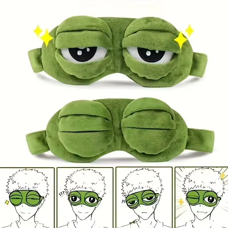 Tech Hair Accessories - Kurbağa Şeklinde Göz Maskesi Parti Oyunu
