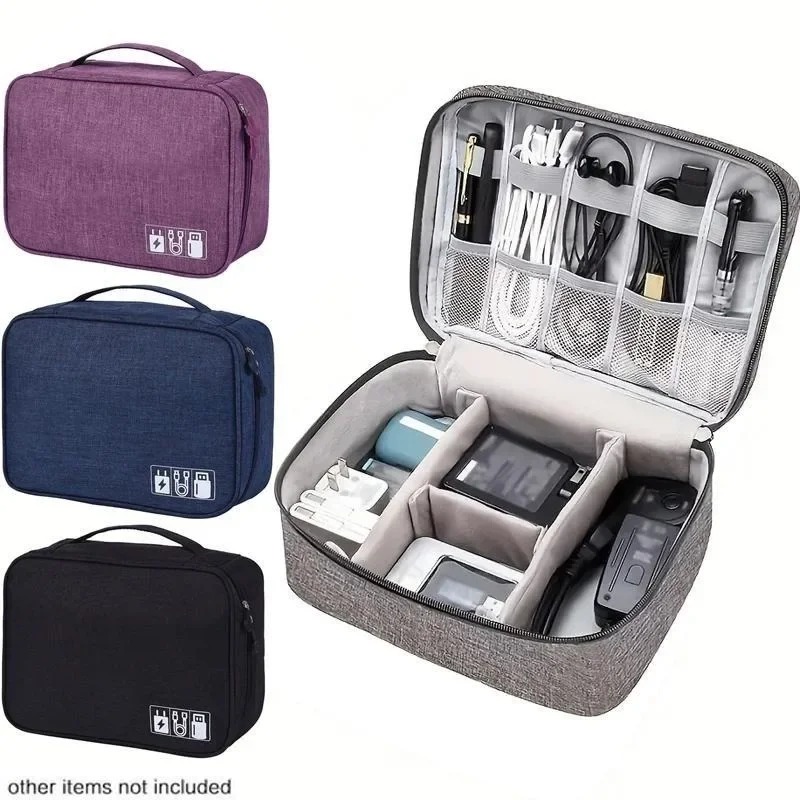 Tech Accessories To Gift - Elektronik Cihaz Düzenleyici Seyahat Çantası Su