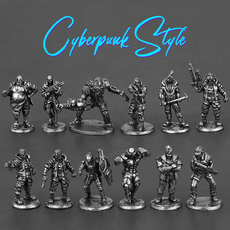 Tech Accessories To Gift - Fütüristik Teknoloji Cyberpunk Tarzı Metal Asker