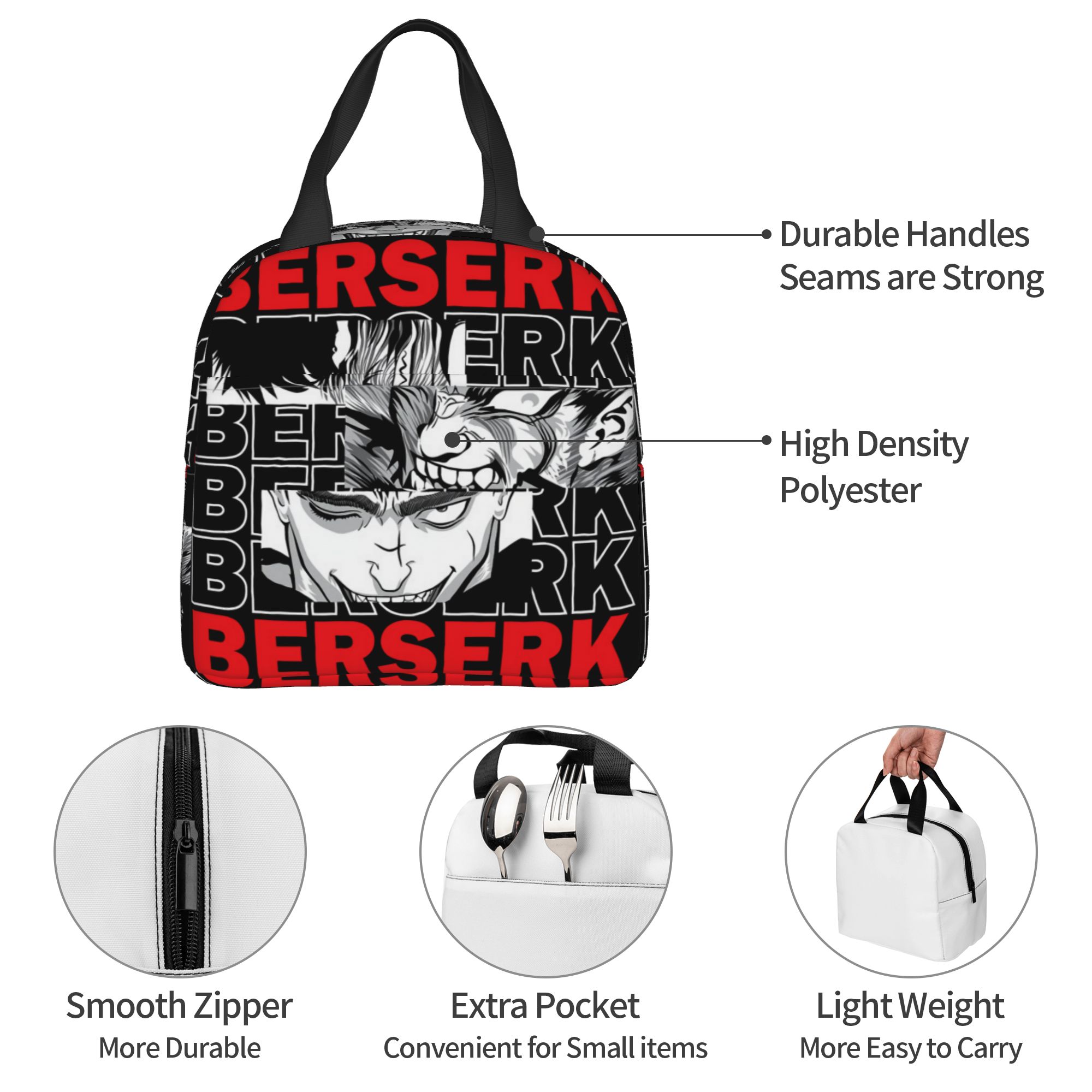 Tech Accessories Organizer - B-Berserks Termal Yalıtımlı Öğle Yemeği Çantası