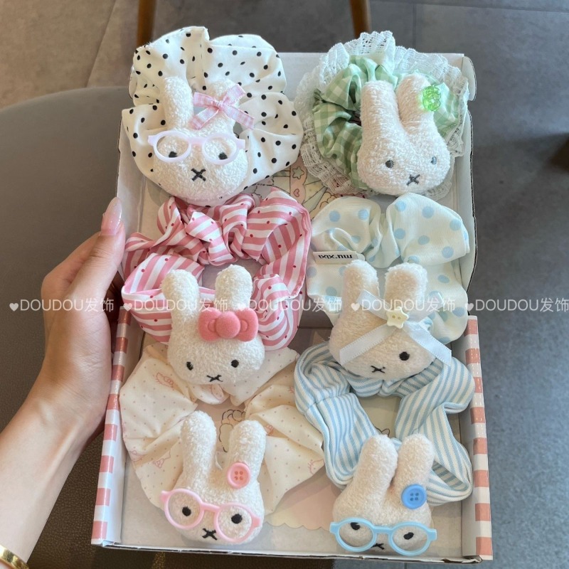 Tech Hair Accessories - Yeni Miffy Sevimli Saç Bağı Kalın