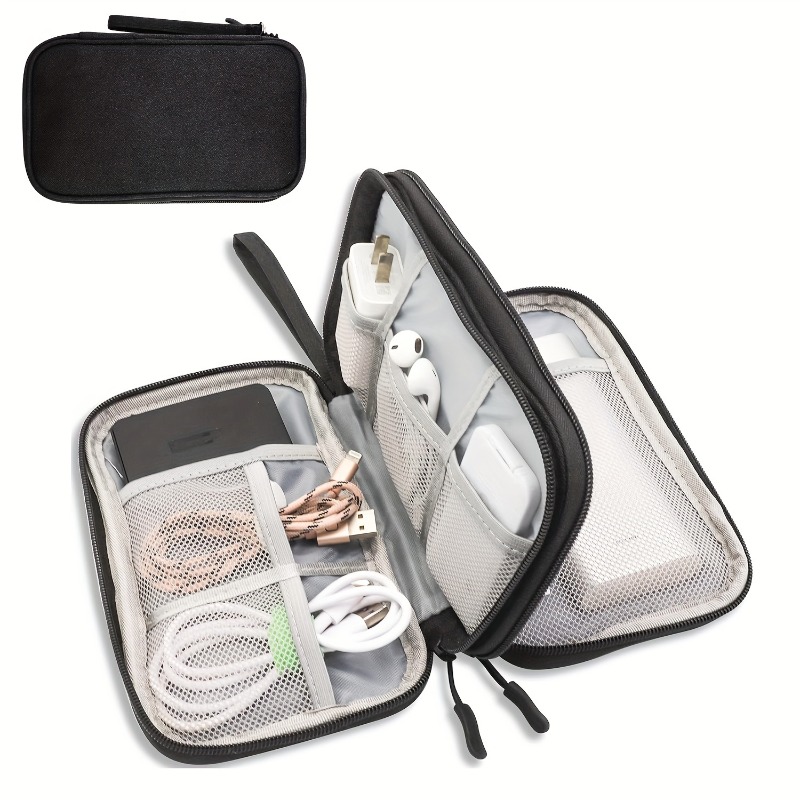 Tech Accessories Organizer - Seyahat Düzenleyici Çantası, Çok Cepli Saklama