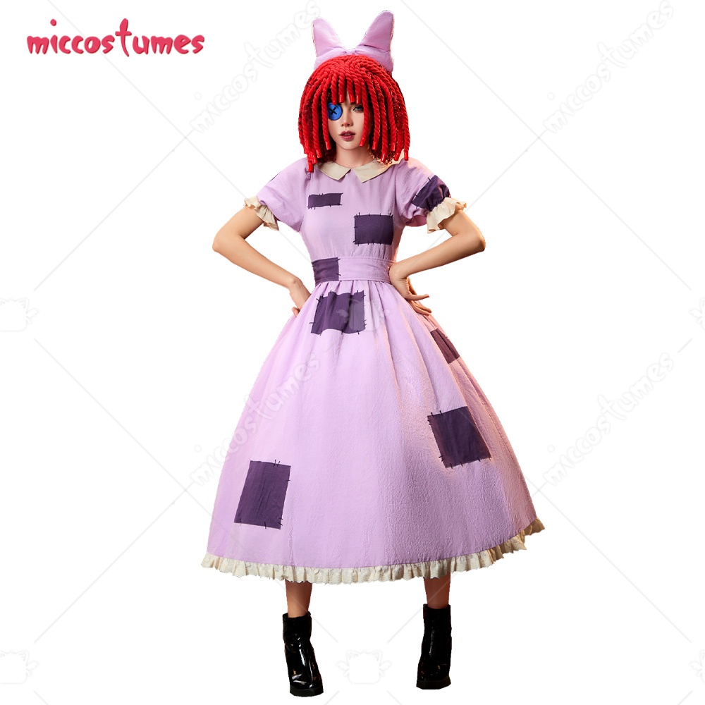 Tech Hair Accessories - 【Gönderime Hazır】Cosplay.fm Kadın Cosplay Kostümü Mor