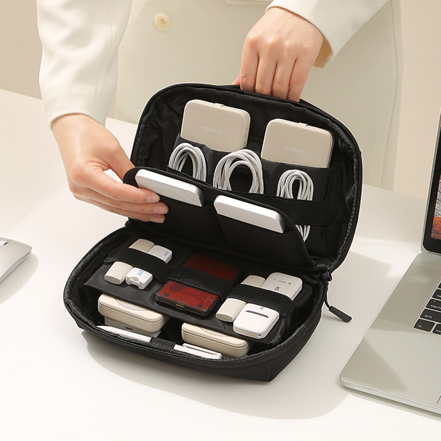 Tech Accessories To Gift - Taşınabilir Seyahat Kablo Düzenleyici Elektronik Saklama