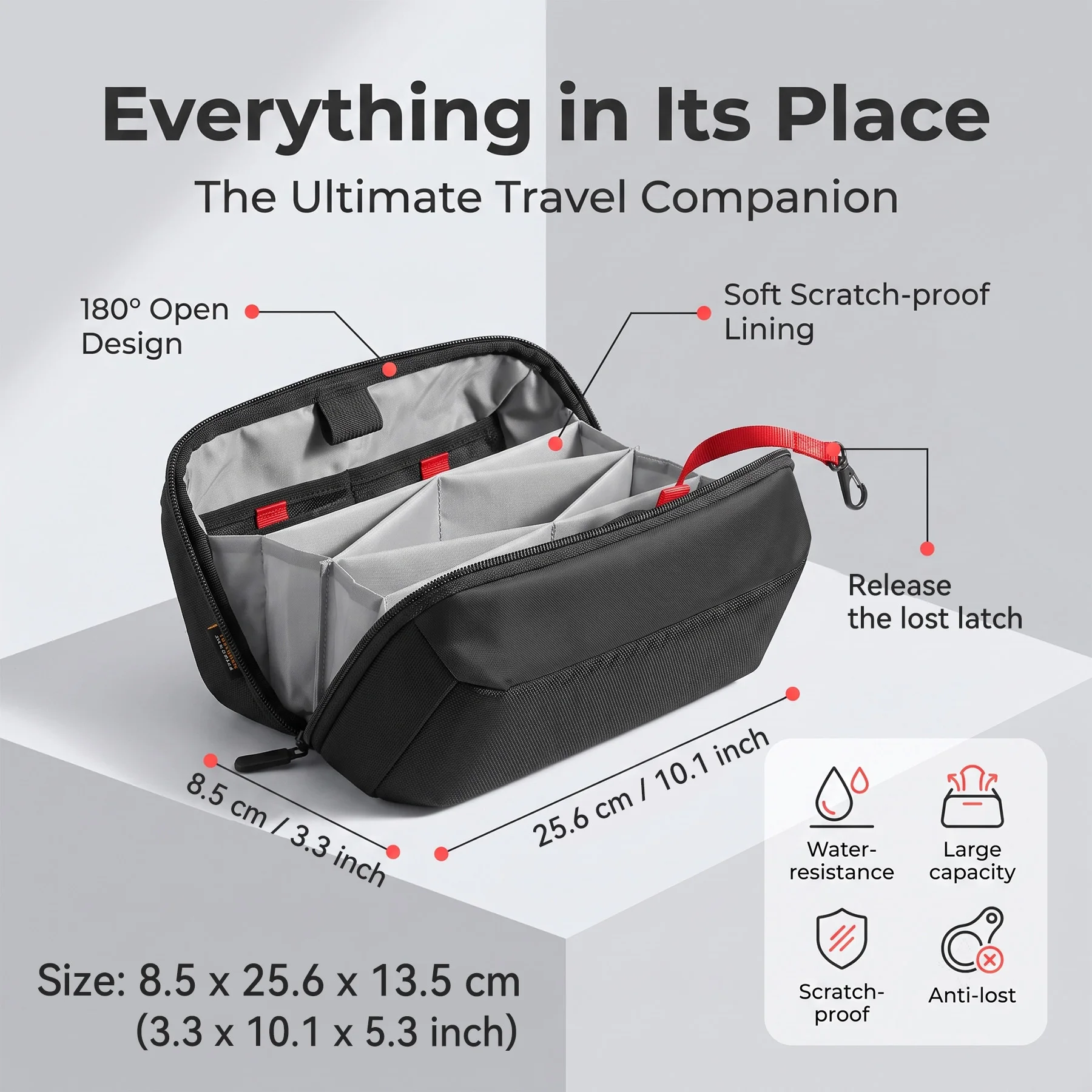 Seyahat Teknolojisi Düzenleyic - Tech Accessories Organizer Pouch incelemesi ve fiyatı