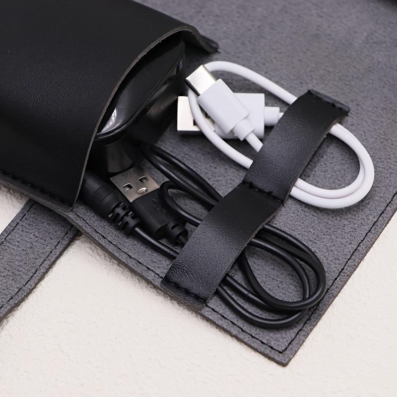 1 adet PU deri çok bölmeli org - Tech Accessories Organizer Pouch incelemesi ve fiyatı