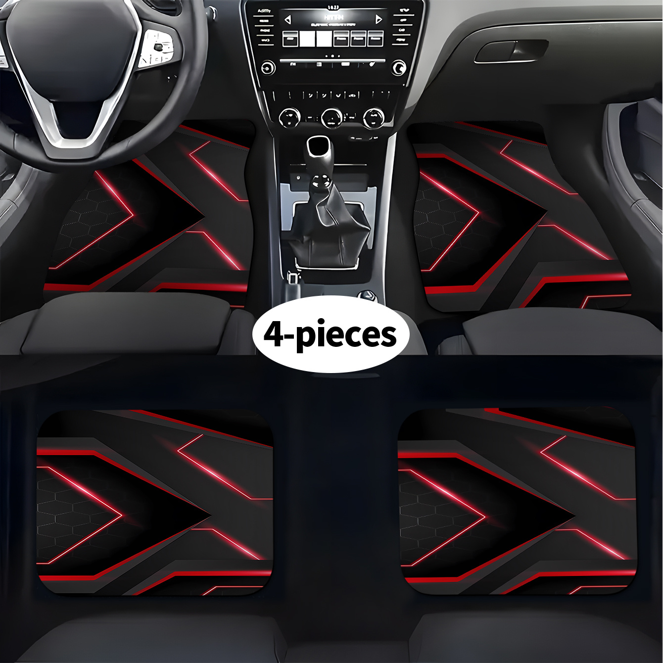 4 Parça Lüks Araba İç Aksesuar - Tech Inspired Accessories incelemesi ve fiyatı