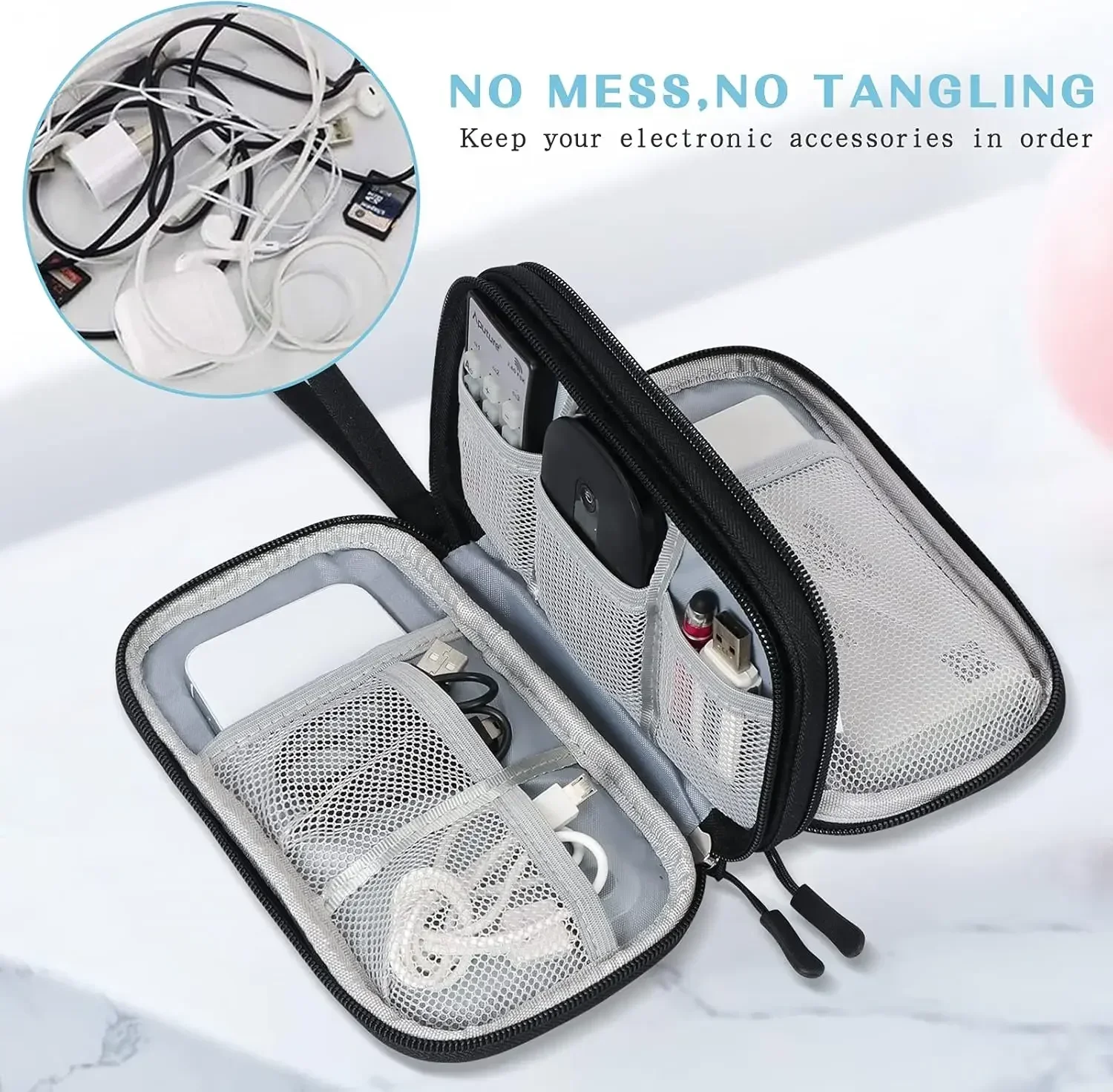 Seyahat Kablo Çantası Taşınabi - Tech Accessories Organizer incelemesi ve fiyatı